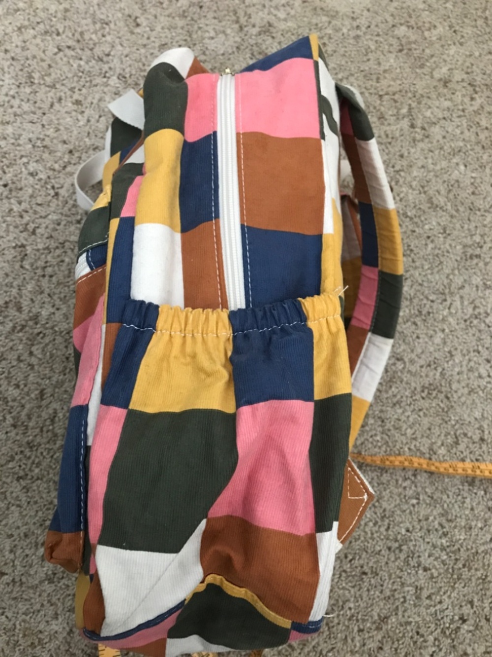 Checkerboard backpack - Picture 4 of 5